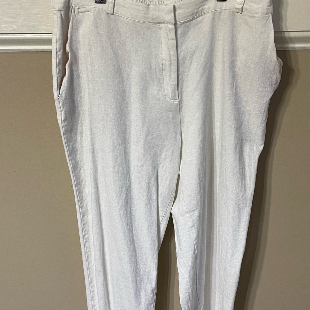 White Linen Pants